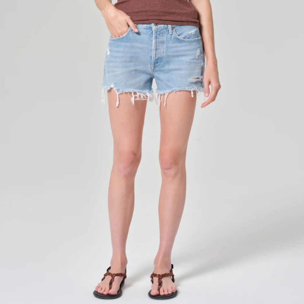 euc agolde parker vintage cut off short - Picture 3 of 11